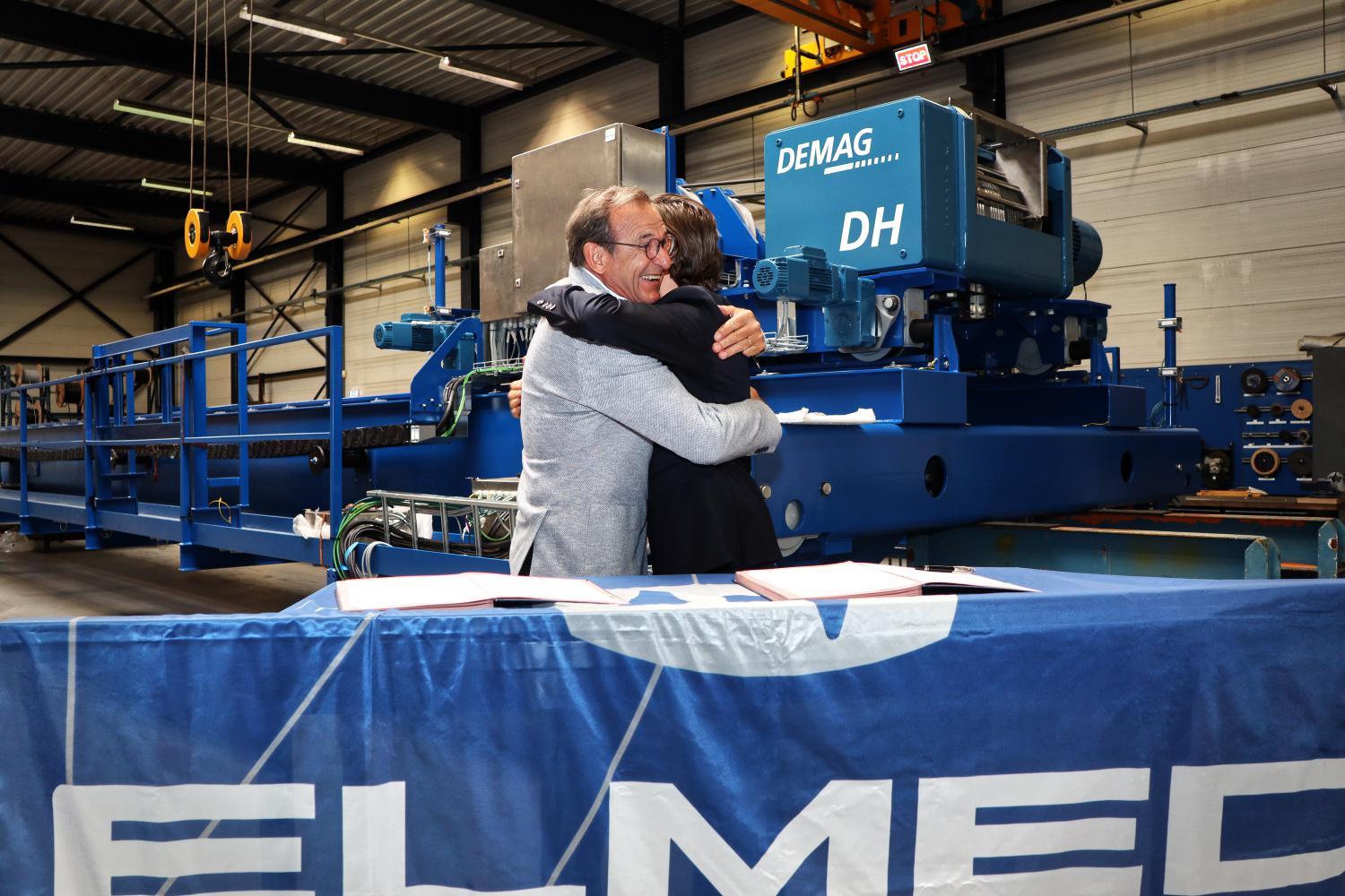 Elmec Demag partnership agreement signing