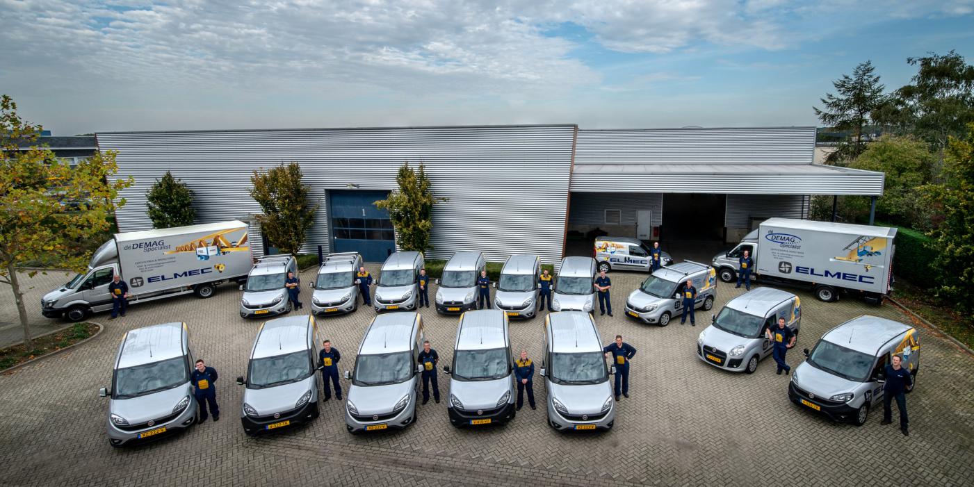 wagenpark Elmec service monteurs